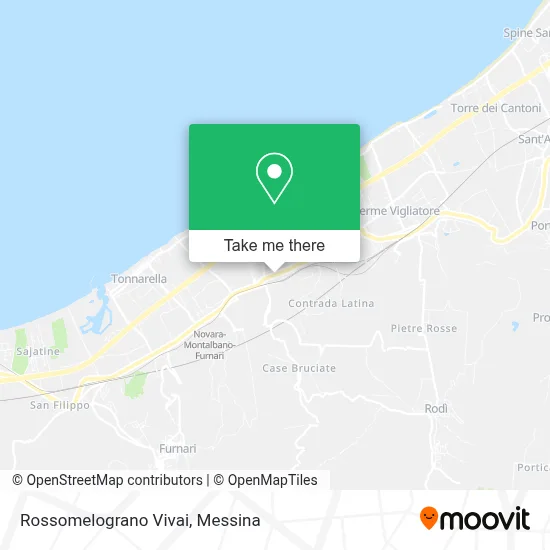 Rossomelograno Vivai map