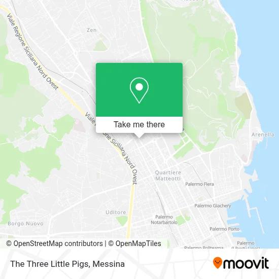 The Three Little Pigs map