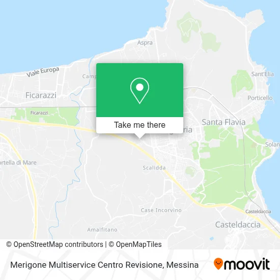 Merigone Multiservice Centro Revisione map