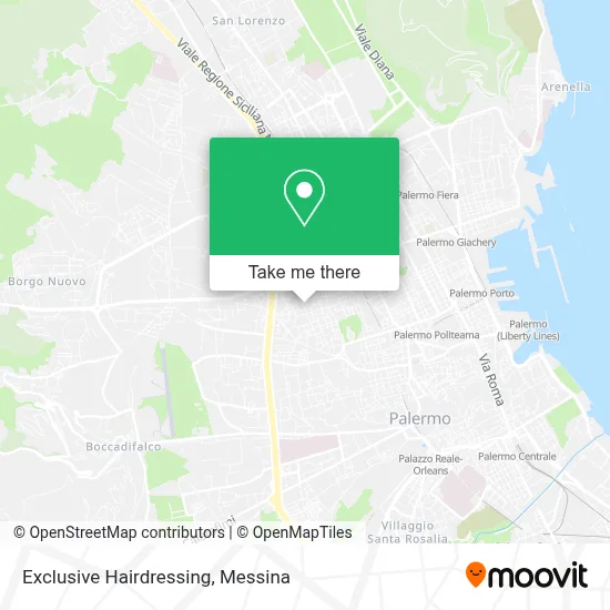 Exclusive Hairdressing map