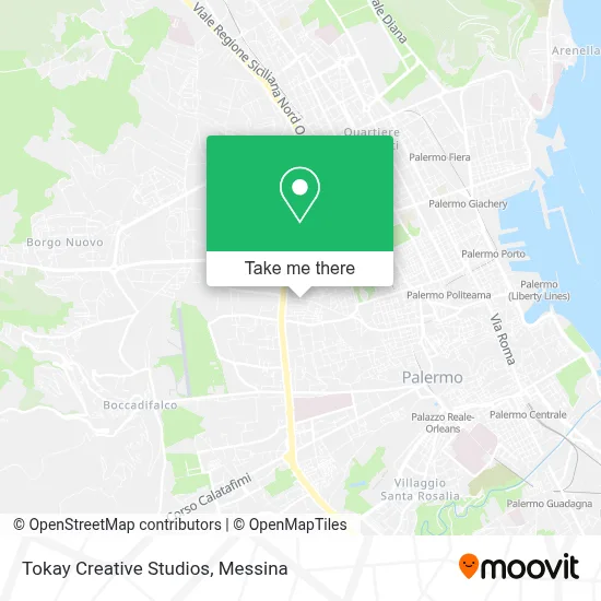Tokay Creative Studios map