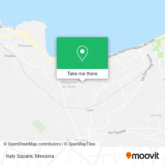 Italy Square map