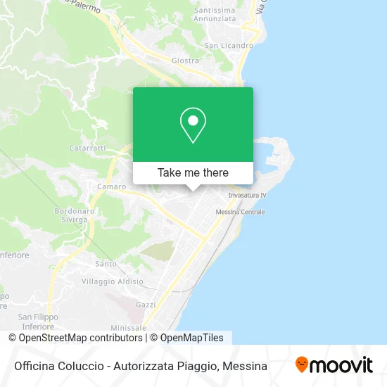 Officina Coluccio - Autorizzata Piaggio map