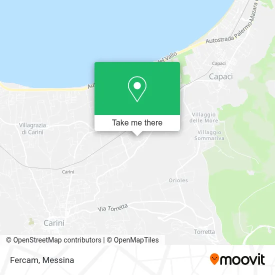 Fercam map