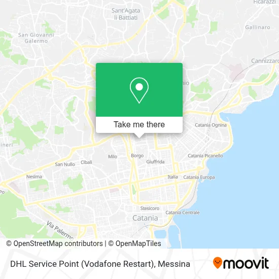 DHL Service Point (Vodafone Restart) map