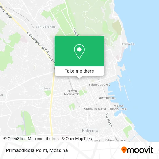 Primaedicola Point map
