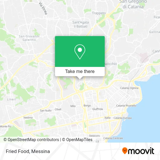 Fried Food map