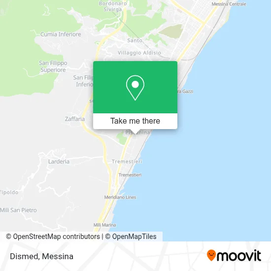 Dismed map