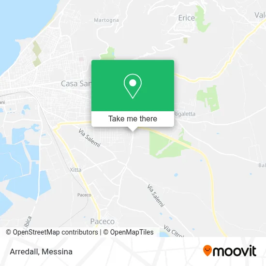 Arredall map