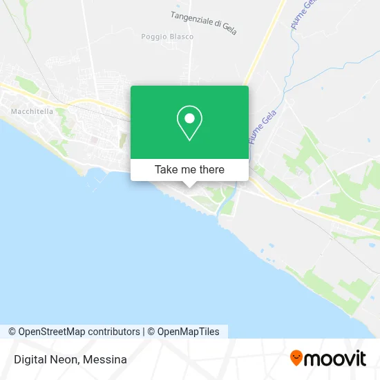 Digital Neon map