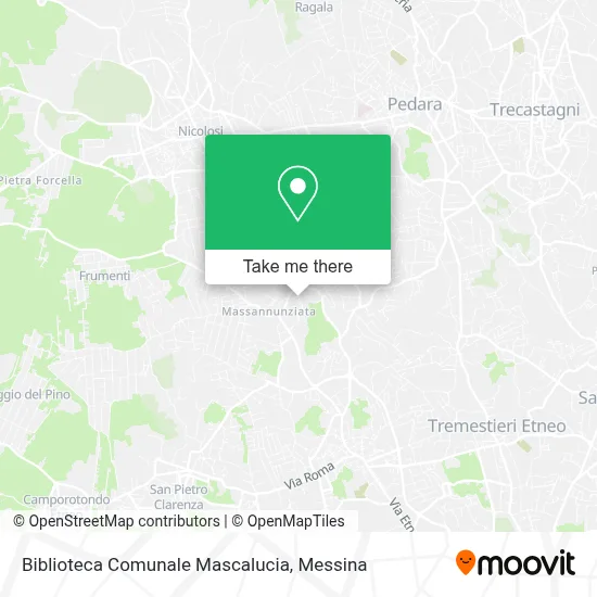 Biblioteca Comunale Mascalucia map