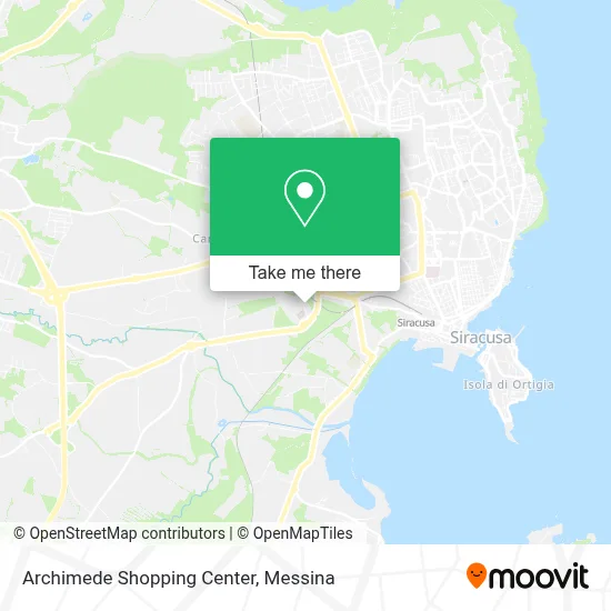 Archimede Shopping Center map