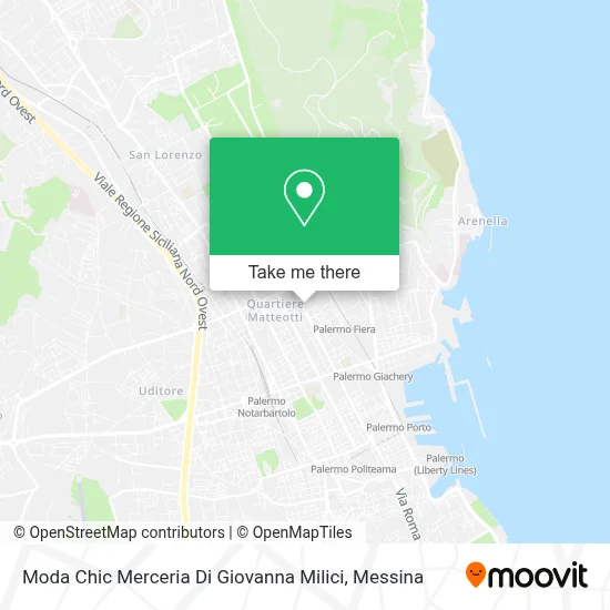 Moda Chic Merceria Di Giovanna Milici map