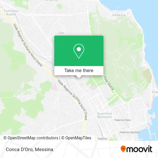 Conca D'Oro map