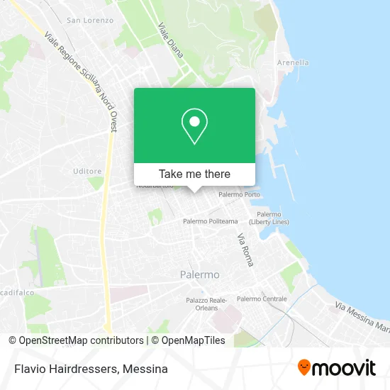 Flavio Hairdressers map