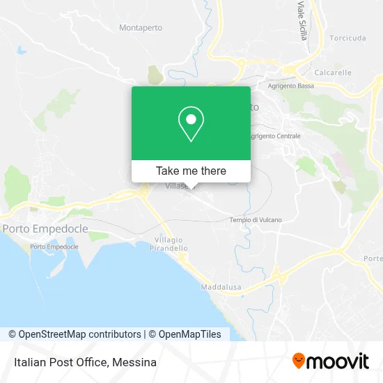 Italian Post Office map