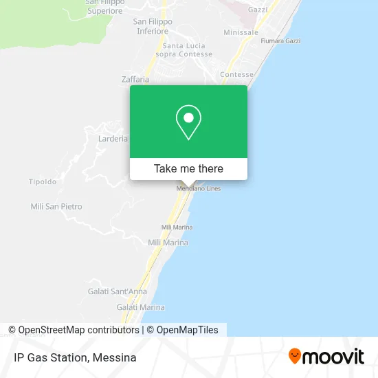 IP Gas Station map