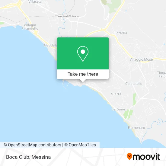 Boca Club map