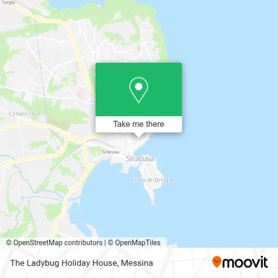 The Ladybug Holiday House map