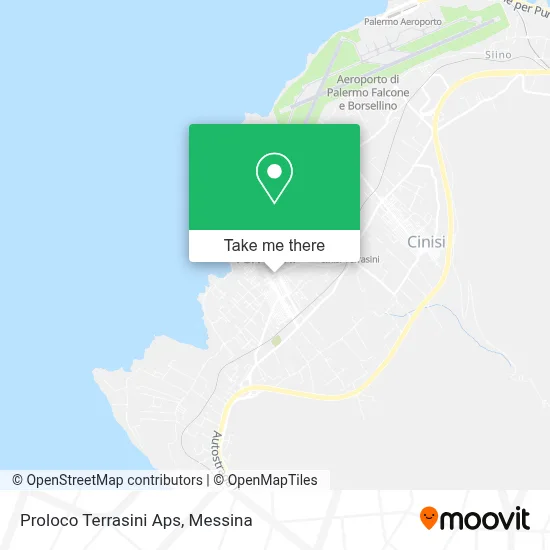 Proloco Terrasini Aps map