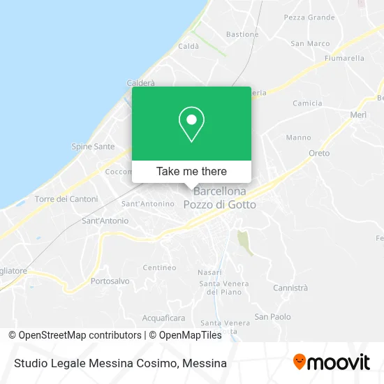 Studio Legale Messina Cosimo map