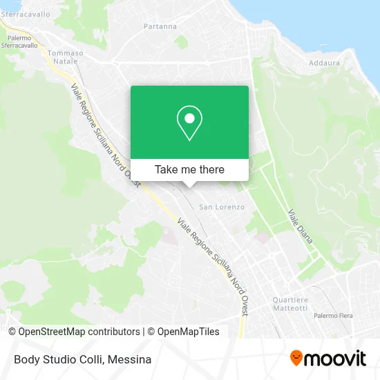Body Studio Colli map