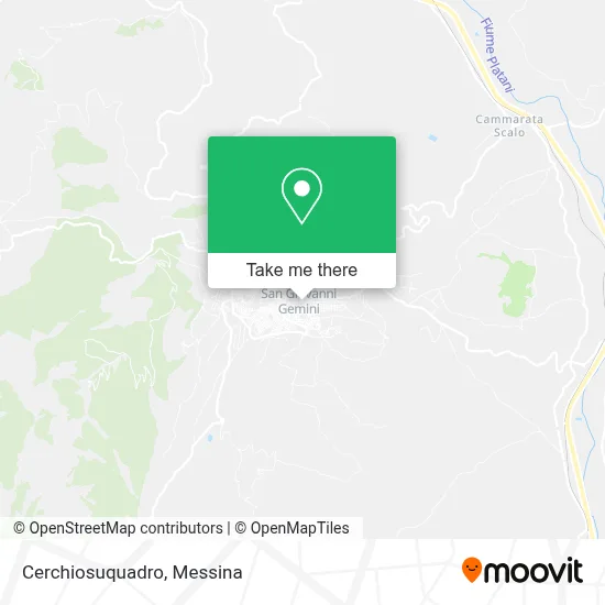 Cerchiosuquadro map
