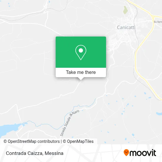 Contrada Caizza map