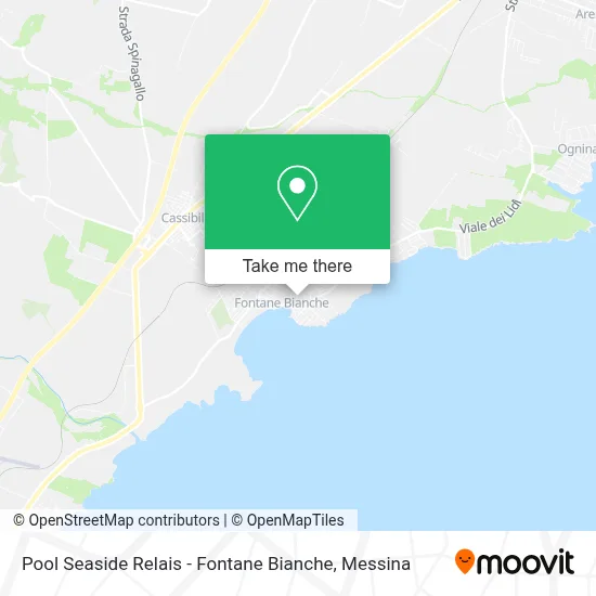 Pool Seaside Relais - Fontane Bianche map