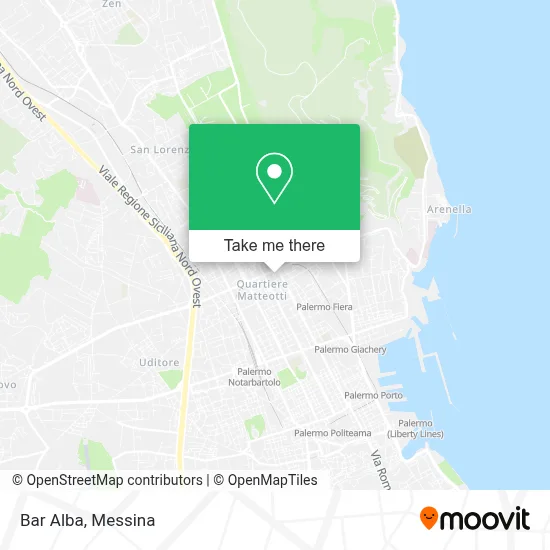 Bar Alba map