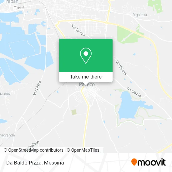 Da Baldo Pizza map
