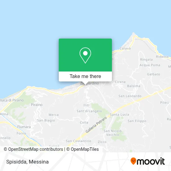 Spisidda map