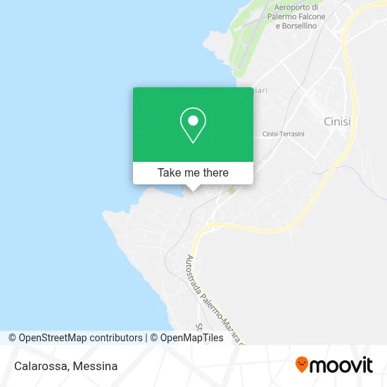 Calarossa map