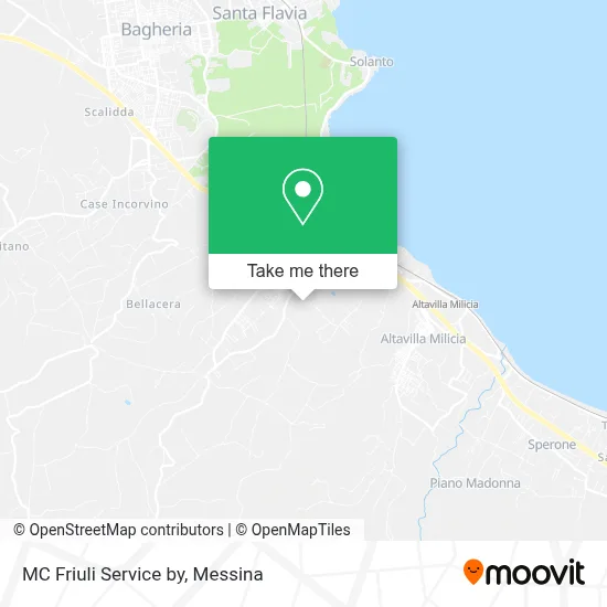 MC Friuli Service by map