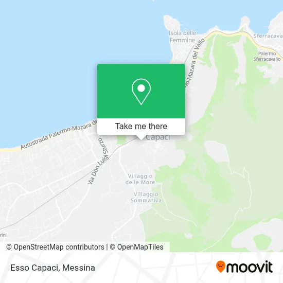 Esso Capaci map