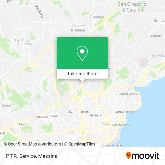 P.T.R. Service map