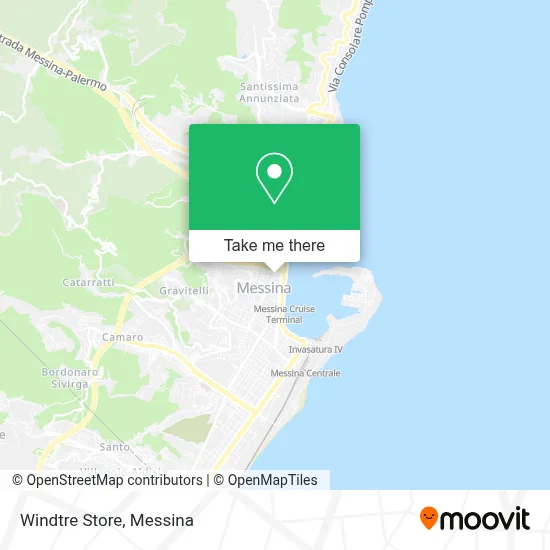 Windtre Store map