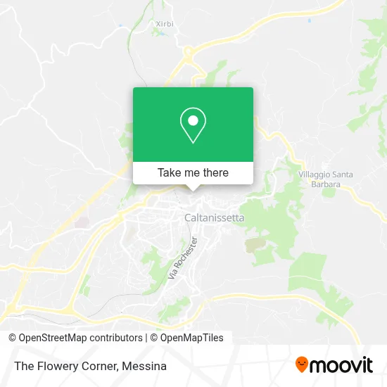 The Flowery Corner map