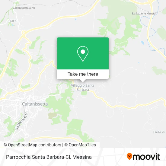 Parrocchia Santa Barbara-Cl map