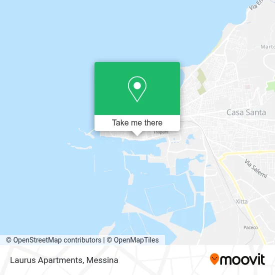 Laurus Apartments map
