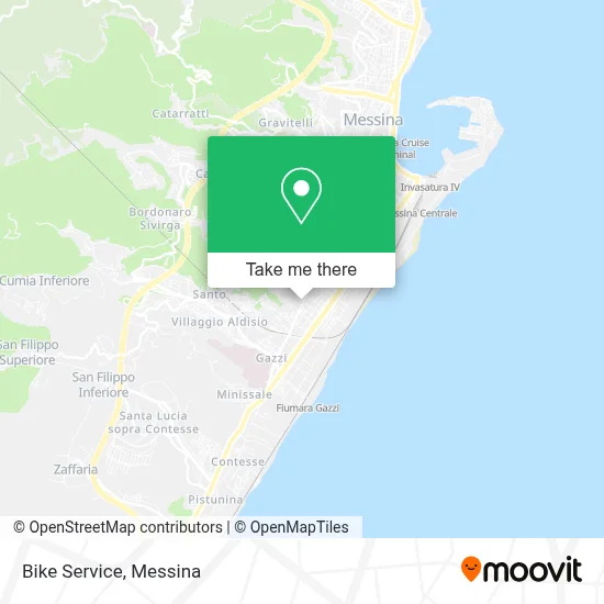 Bike Service map