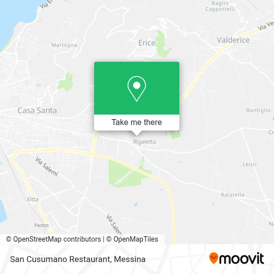 San Cusumano Restaurant map
