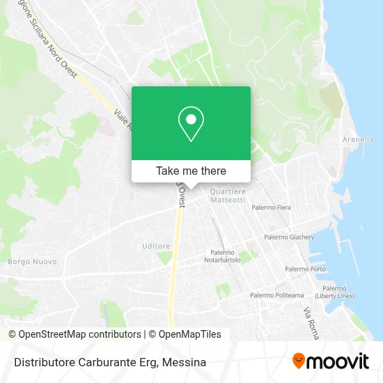 Distributore Carburante Erg map
