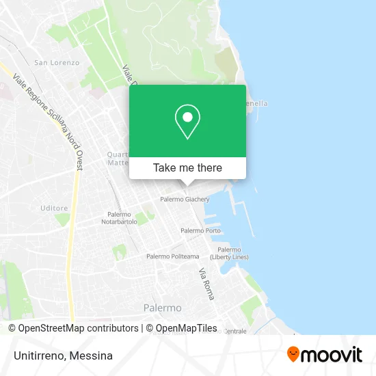 Unitirreno map