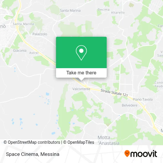 Space Cinema map