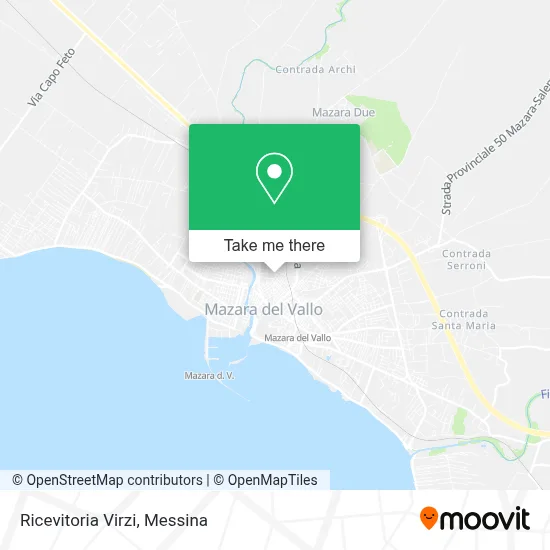 Ricevitoria Virzi map