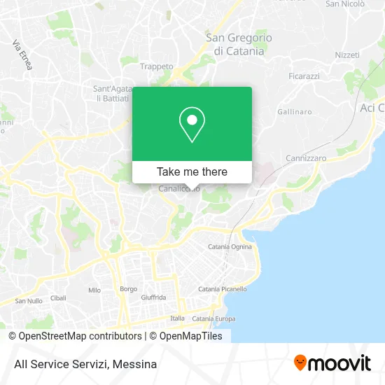 All Service Servizi map