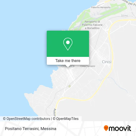 Positano Terrasini map