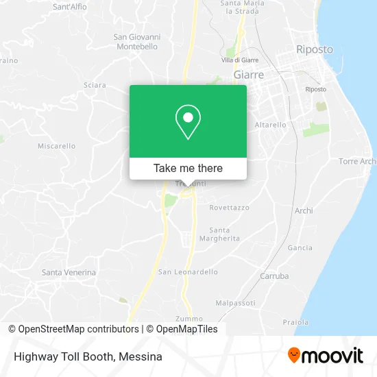 Highway Toll Booth map