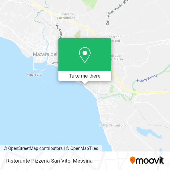 Ristorante Pizzeria San Vito map